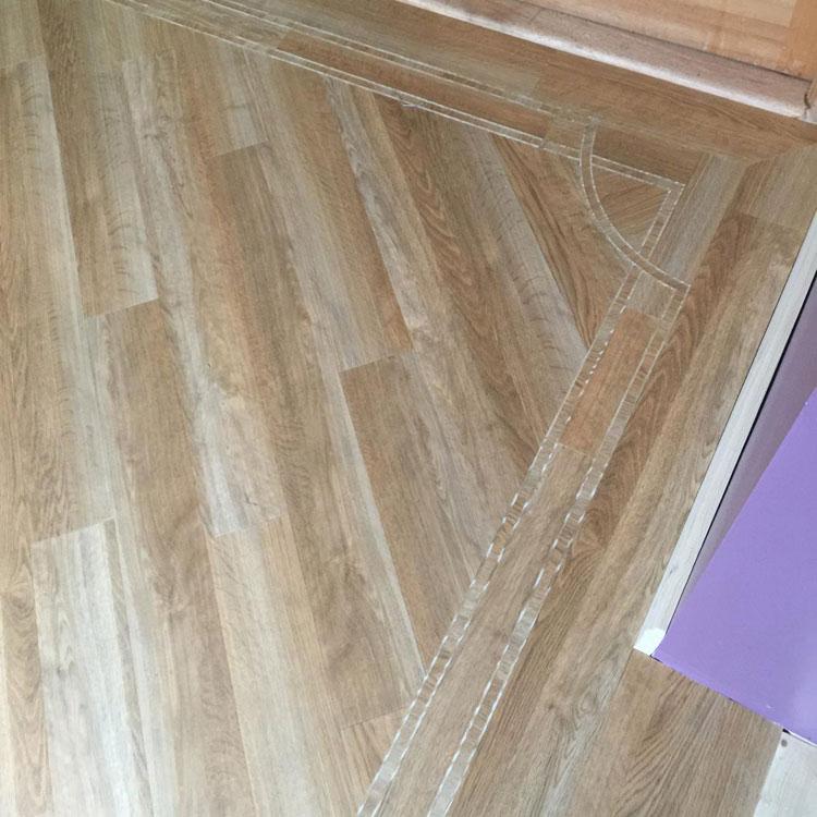Amtico fitted with Art Deco border and corners