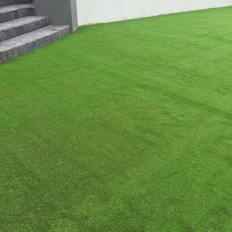 Some artificial grass that we laid in a customer's garden