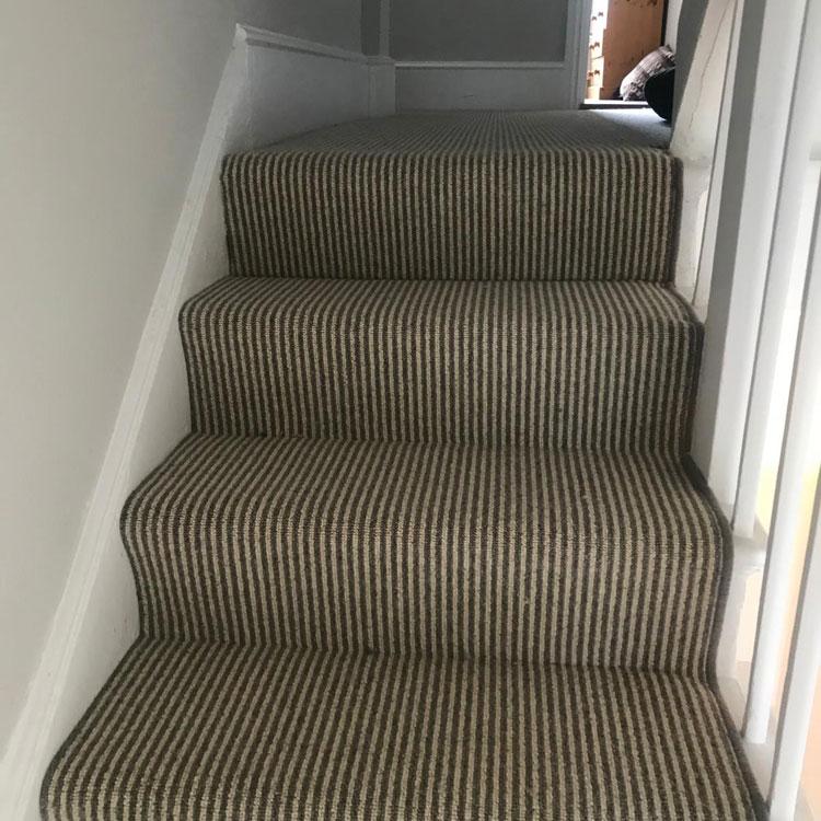 Carpet up stairs