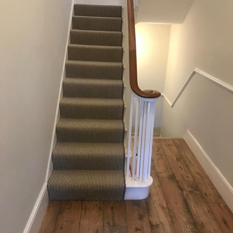 Carpet up stairs