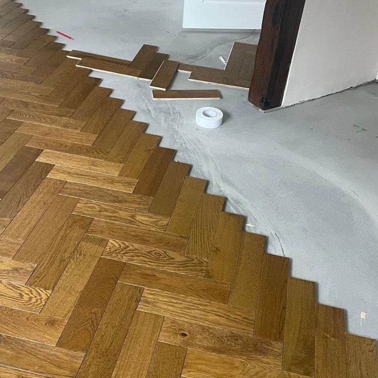 Engineered wood stuck